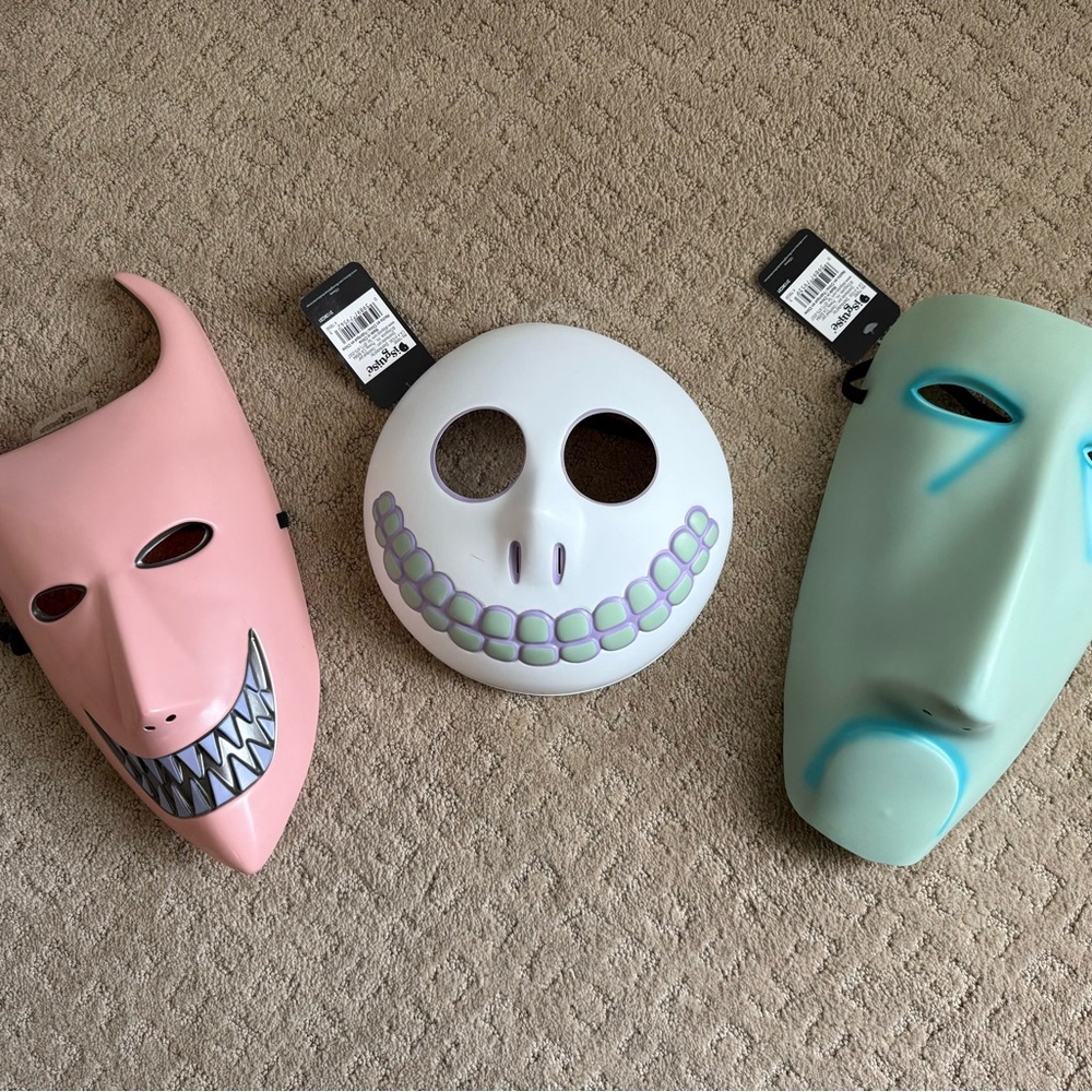 Disney Disguise 2018 The Nightmare Before Christmas - Lock, Shock & Barrel Masks